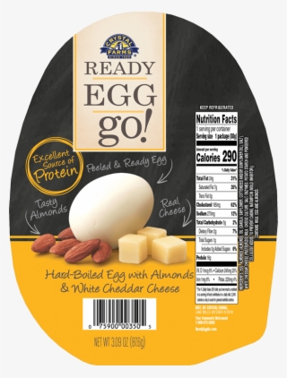 Hard-boiled Egg With Almonds & White Cheddar Cheese #6874765