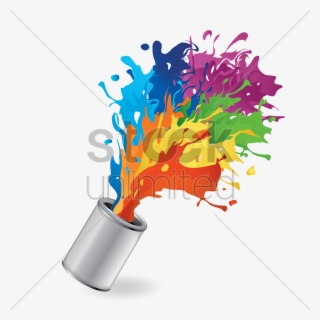Paint Bucket Splash Clipart Paint Clip Art #6874884
