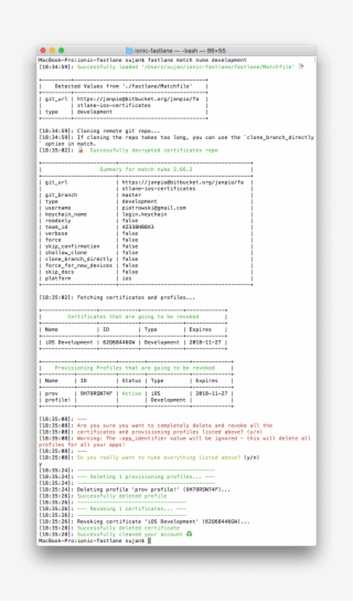 `fastlane Match Nuke Development` Output #6875258