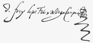 Firma De Lope De Vega En Sus Últimos Años #6875846