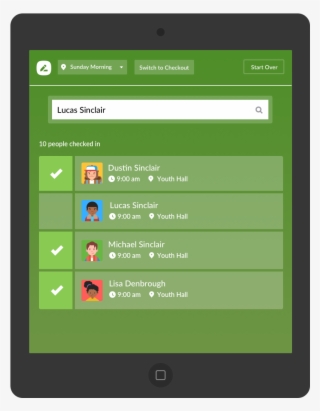 Run Check In “clipboard Style” From A List Of Children #6878137
