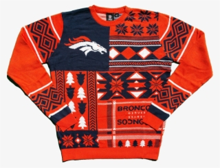Denver Broncos Patchwork Nfl Ugly Christmas Sweater #6878139