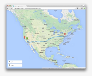 Data-bound Inputs Powering The Driving Directions #6878281
