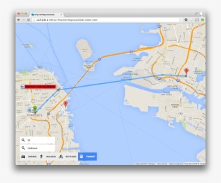 Directions With Travel Mode Selector #6878393