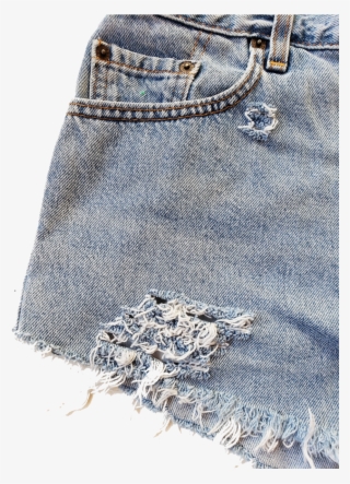 High Waist Vintage Levi's Denim Shorts #6882048
