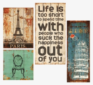 American Vintage Wood Board Painting Bar Ornament Clothing #6882840