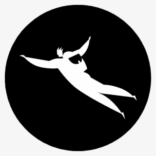 Vector Illustration Of Skydiver Jumps From Plane In #6884880