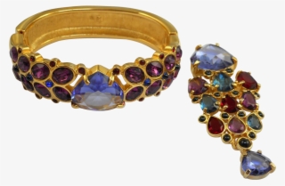 Swarovski Bracelet & Brooch Set #6885209