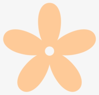 Peach Flower Clipart #6889102