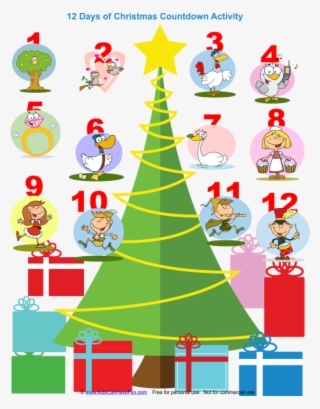 Merry Christmas With Only Twelve Days Until Christmas, #6891218