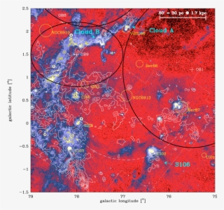 Overlay Of 13 Co 1 → 0 Emission In The Velocity Range #6892085