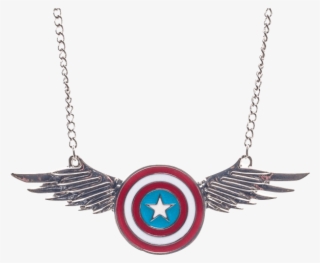 Winged Captain America Shield Necklace #6892799 Winged Captain America Shield Necklace #6892799
