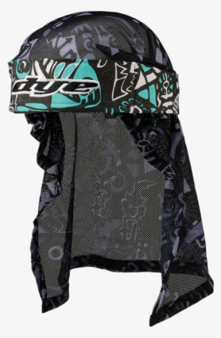 Dye Paintball Head Wrap Eskimo Teal Grey Black #6896427