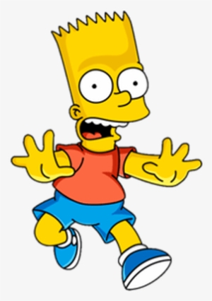 Bart Simpson Scared - Bart Simpson Png #690567