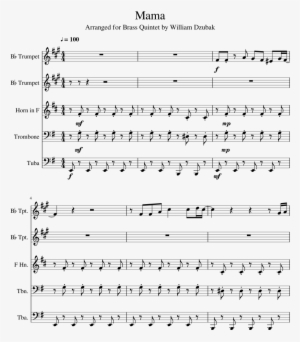 Sheet Music Made By William Dzubak For 5 Parts - Ecoute Ton Dieu T Appelle #691075