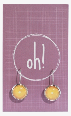 Lemon Slice Earrings - Earrings #691105