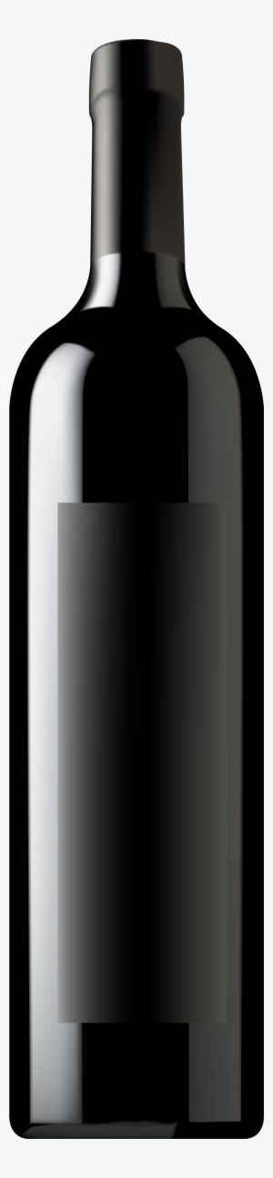 Black Wine Bottle Png #691129