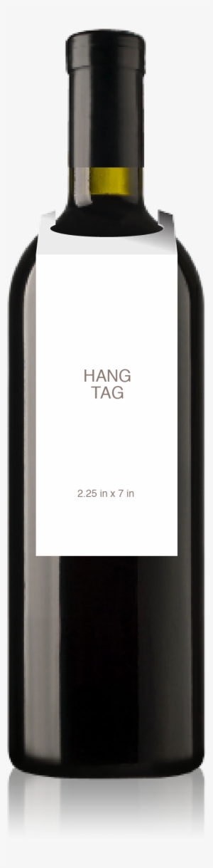 Bordeaux Bottle With A Blank Hangtag From Crushtag - Bottle #691734