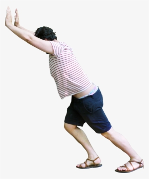 I Pushing Rock Png Image - Person Pushing Png #691916