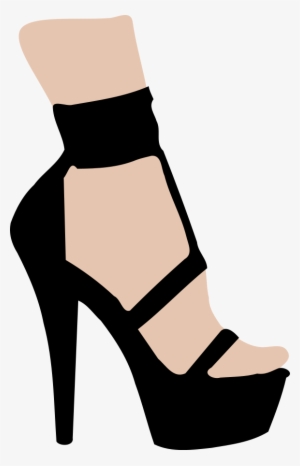 High-heeled Shoes - Easy Drawing Of Heels #693055