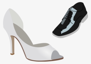 Heels Clipart Animated - Wedding Shoes Clip Art #693917