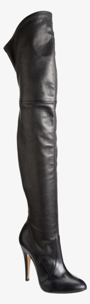 Simple Thigh High Boots For Women Heels Pointed Toe - Thigh Boots Transparent Png #694282