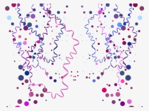 Streamers And Confetti Png Download - Transparent Background Confetti #694546