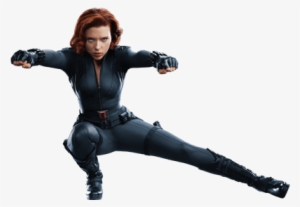 Black Widow Front - Viuda Negra Png #694573