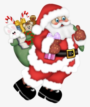 Walking Santa Claus Png Clipart - Santa Claus Png #694974