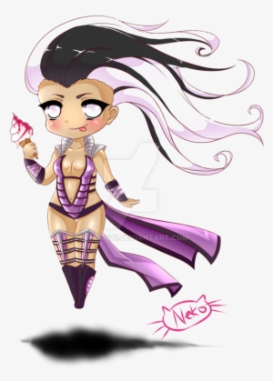 Sindel From Mortal Kombat By Senhoshi On Deviantart - Dibujos De Mortal Kombat De Chibi #695147