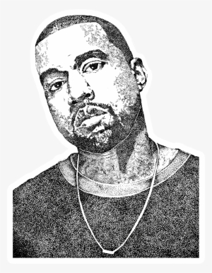 Kanye West Inspired Portrait Created With Unipin Fineliners - Sketch #695263