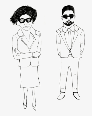 Babs Vs Kanye - Line Art #695392