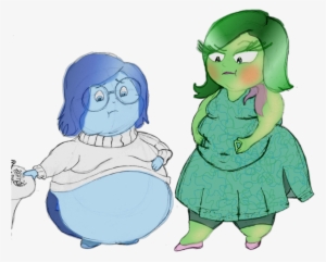 And Disgust From Pixar S By Bigbellys - Inside Out Sadness And Disgust #696264