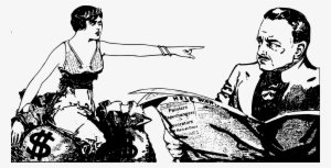 Money Bags Lady Png Free Download - Cartoon #697007