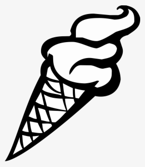 Empty Ice Cream Bowl Clip Art - Ice Cream Black And White #697558