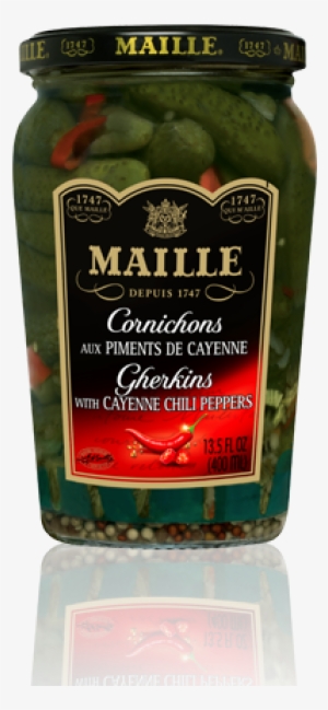 Maille Cornichons With Cayenne Chili Peppers, - Maille Mustard #697908