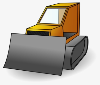 Bulldozer Construction Excavator Drawing - Cartoon Bulldozer #698069