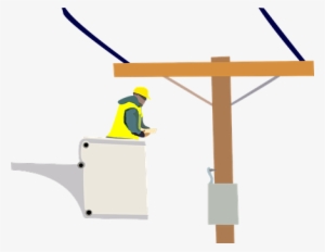 Electrician, Power Lines, Worker, Trade - Png Electricity Worker #698100