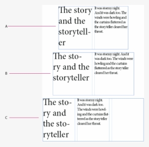 Flexible Width Columns - Text Frame Indesign #698214