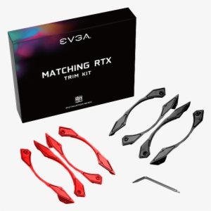 Red/black Trim Kit For Evga 20-series Dual Fan Cards - Evga Corporation #698216