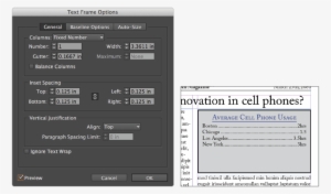 Setting A Text Inset - Indesign Cc Text Box #698234
