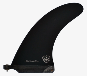 75″ Carbon Fiber - Fcs Longboard Dolphin Fin 10 #698256