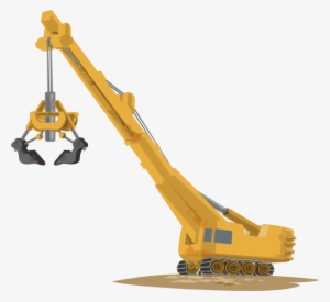 Mobile Crane Construction Download Heavy Machinery - Crane Clipart Png #698753
