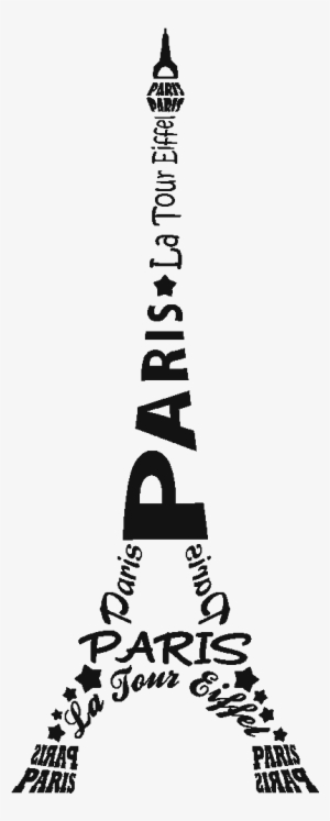 Enter Image Description Here - Eiffel Tower Word Art #698992