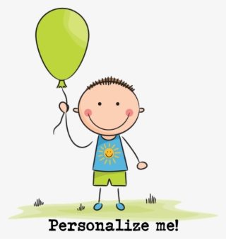 Balloon Boy Shower Curtain #6901002