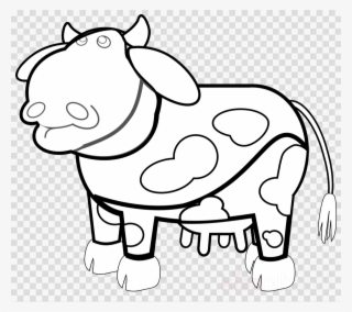 Cow Outline Cartoon Png Clipart Beef Cattle Guernsey #6903245