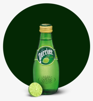Perrier Sparkling Water, Lime, 200ml Glass Bottle #6905521