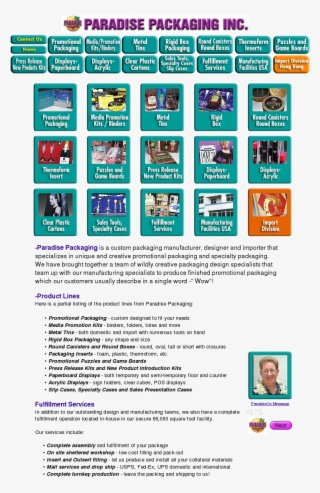 Paradise Packaging Competitors, Revenue And Employees #6905579