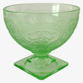 Here Are The Hard To Find Green Depression Glass Sherbets #6905739