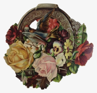 1880s Good Luck Horseshoe Die Cut Large Advertising #6906406